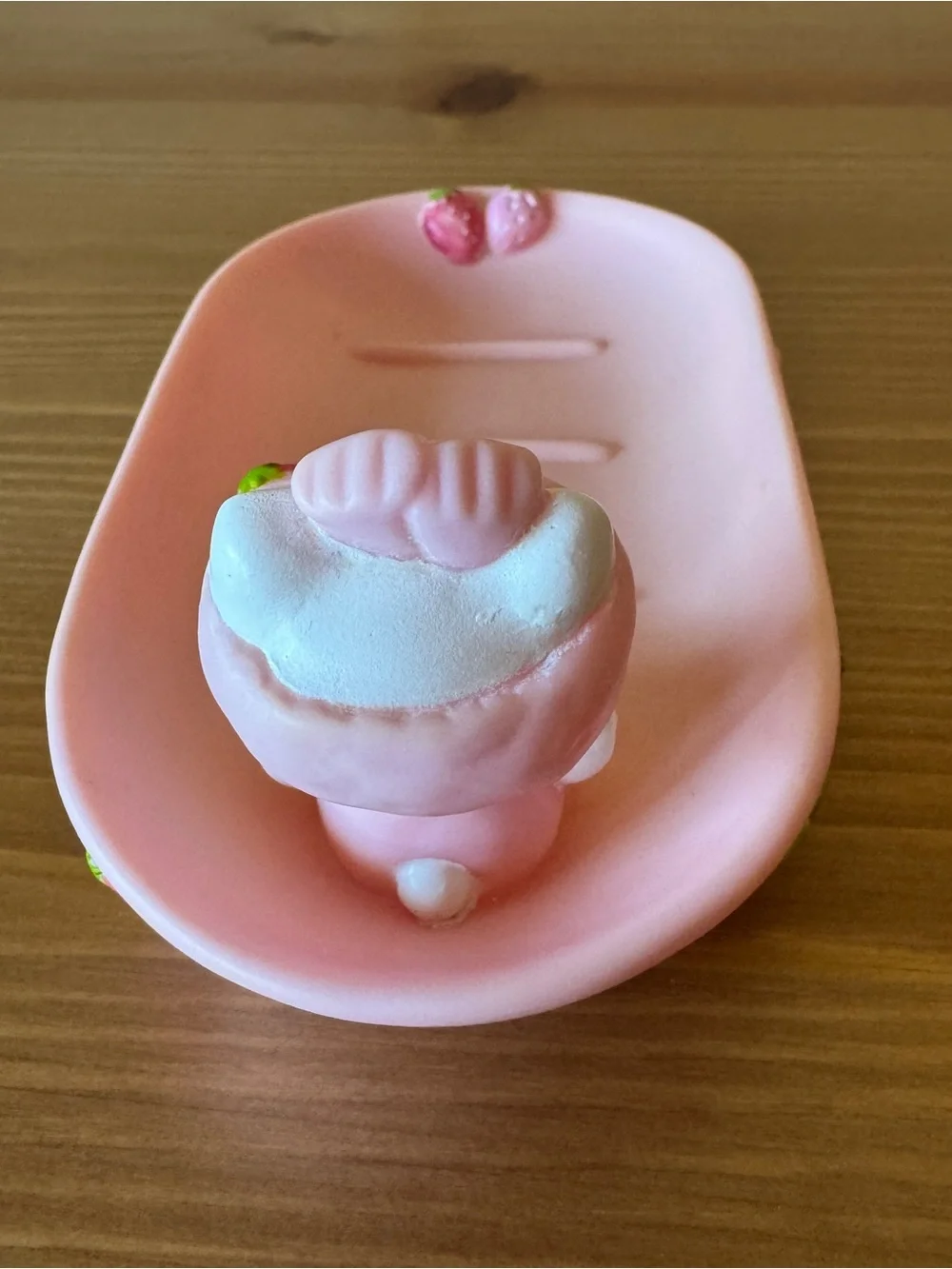 VTG Rare Sanrio Hello Kitty Pink Strawberry Soap Dish Kawaii